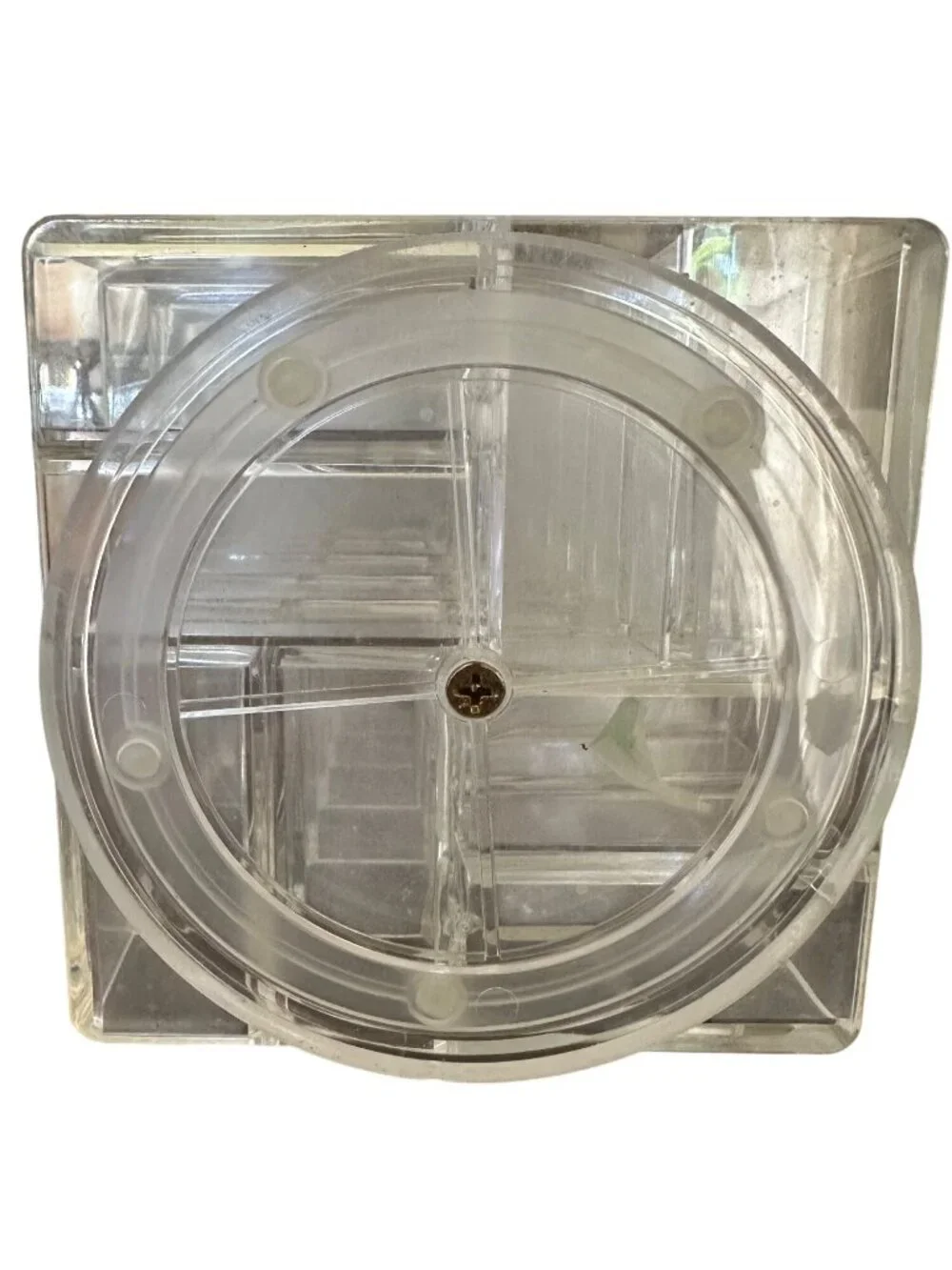 Clear Acrylic Rotating Organizer For Makeup Beauty Tools & Chaos Management